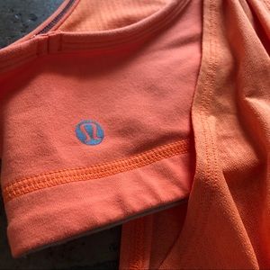 lululemon athletica Tops - Orange Lululemon No Limits Tank Top lululemon athletica Tops - Orange Lululemon No Limits Tank Top
